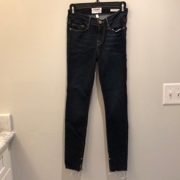 Frame Denim Le Skinny de Jeanne Crop - Picture 2 of 4